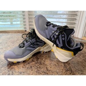 National Geographic x Adidas Terrex Swift R3 GORE-TEX Silver Violet SZ 8.5 Mens